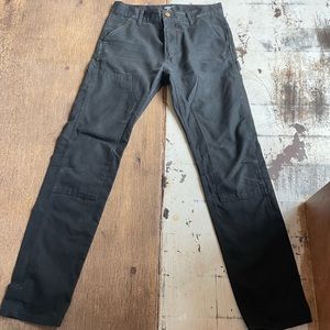 Carhartt WIP Ruck Double Knee work pants - 29/34, duck canvas black